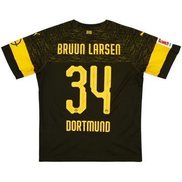 2018-19 Borussia Dortmund Away Shirt Bruun Larsen #34 - 6/10 - (L)