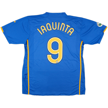 2007-08 Juventus Match Issue Away Shirt Iaquinta #9