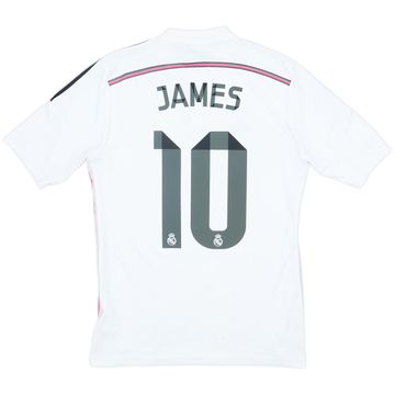 2014-15 Real Madrid Home Shirt James #10 - 6/10 - (S)