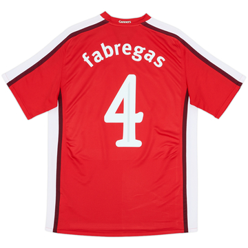 2008-10 Arsenal Home Shirt Fabregas #4 - 8/10 - (M)