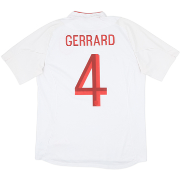 2012-13 England Home Shirt Gerrard #4 - 7/10 - (L)