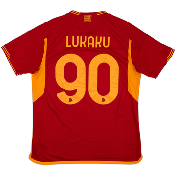 2023-24 Roma Home Shirt Lukaku #90 - 9/10 - (L)