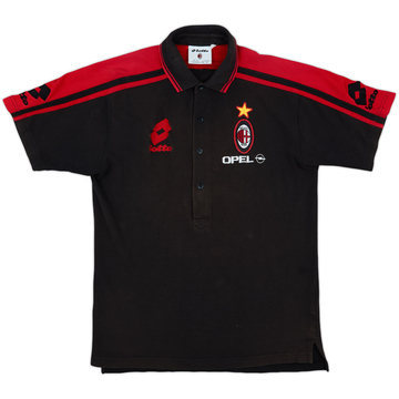 1995-96 AC Milan Lotto Polo Shirt - 6/10 - (M)