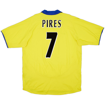 2003-05 Arsenal Away Shirt Pires #7 - 7/10 - (L)