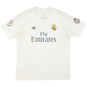 2015-16 Real Madrid Home Shirt - 4/10 - (XL)