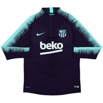 2018-19 Barcelona Nike Vaporknit 1/4 Zip Drill Top - 10/10 - (M)