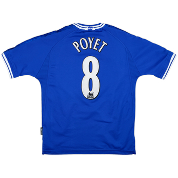1999-01 Chelsea Home Shirt Poyet #8 - 8/10 - (Y)