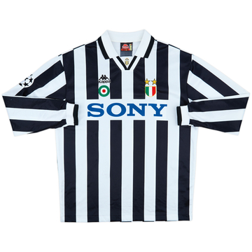 1995-97 Juventus Home L/S Shirt #10 - 7/10 - (L)