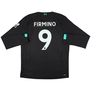 2019-20 Liverpool Third L/S Shirt Firmino #9 - 9/10 - (L)