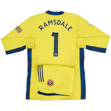 2020-21 Sheffield United GK Shirt & Shorts Ramsdale #1 - 4/10 - (L)
