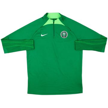 2022-24 Nigeria Nike 1/4 Zip Drill Top - 10/10 - (L)