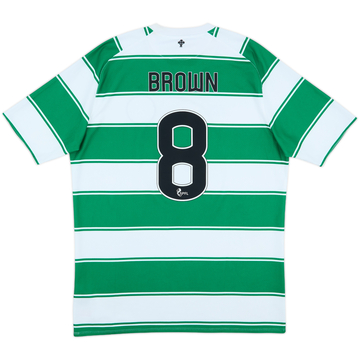 2015-16 Celtic Home Shirt Brown #8 - 7/10 - (L)