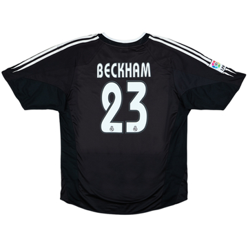 2004-05 Real Madrid Away Shirt Beckham #23 - 7/10 - (XL)