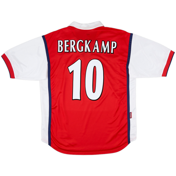 1998-99 Arsenal Home Shirt Bergkamp #10 - 8/10 - (L)