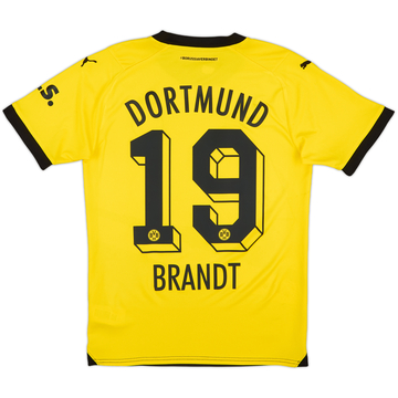 2023-24 Borussia Dortmund Home Shirt Brandt #19 - 10/10 - (S)