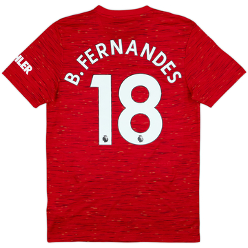 2020-21 Manchester United Home Shirt B.Fernandes #18 - 10/10 - (M)