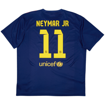 2014-15 Barcelona Basic Home Shirt Neymar Jr #11 - 9/10 - (XL)