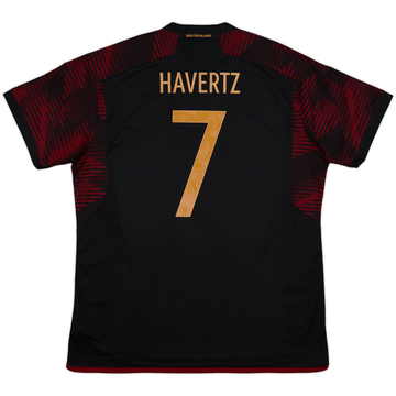 2022-23 Germany Away Shirt Havertz #7 - 8/10 - (XL)