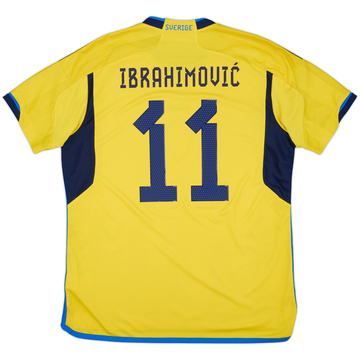 2022-23 Sweden Home Shirt Ibrahimovic #11 - 8/10 - (XL)