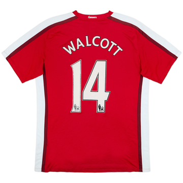 2008-10 Arsenal Home Shirt Walcott #14 - 7/10 - (L)