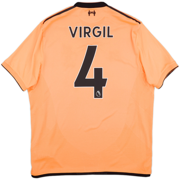 2017-18 Liverpool 125 Years Third Shirt Virgil #4 - 8/10 - (L)