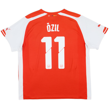 2014-15 Arsenal Home Shirt Ozil #11 - 8/10 - (XL)