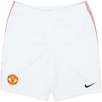 2012-13 Manchester United Home Shorts - 6/10 - (L.Boys)