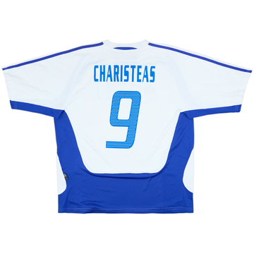 2004-06 Greece Away Shirt Charisteas #9 - 7/10 - (XL)