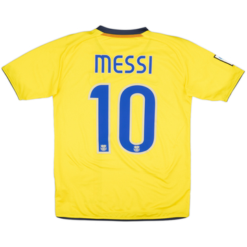 2008-10 Barcelona Away Shirt Messi #10 - 8/10 - (XL.Boys)
