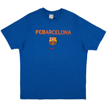 2009-10 Barcelona Nike Cotton Tee - 9/10 - (XL)