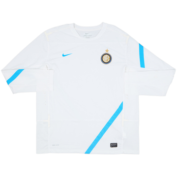 2011-12 Inter Milan Nike Player Issue Training L/S Shirt - 9/10 - (XL)