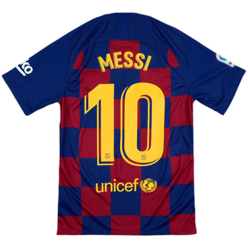 2019-20 Barcelona Home Shirt Messi #10 - 7/10 - (S)