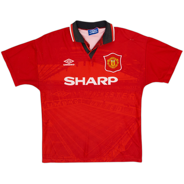 1994-96 Manchester United Home Shirt - 5/10 - (M)