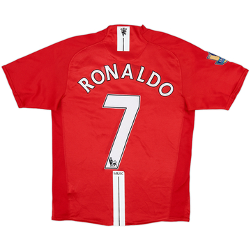 2007-09 Manchester United Home Shirt Ronaldo #7 - 7/10 - (S)
