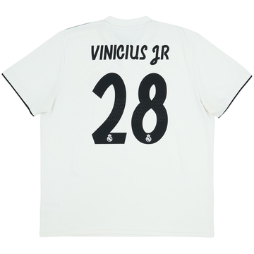 2018-19 Real Madrid Home Shirt Vinicius Jr #28 - 6/10 - (XL)