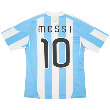 2010-11 Argentina Home Shirt Messi #10 - 5/10 - (M)