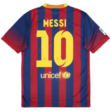 2013-14 Barcelona Home Shirt Messi #10 - 8/10 - (S)