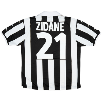 1999-00 Juventus Home Shirt Zidane #21 - 8/10 - (M)