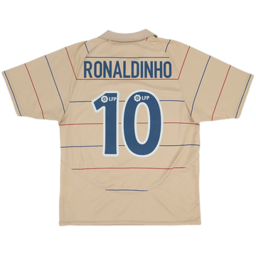2003-05 Barcelona Basic Away Shirt Ronaldinho #10 - 8/10 - (M)