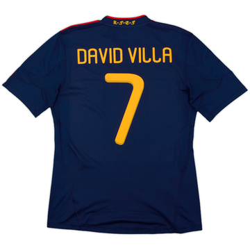 2010-11 Spain Away Shirt David Villa #7 - 8/10 - (M)