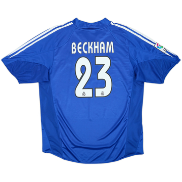 2004-05 Real Madrid Tercera Camiseta Beckham #23 - 7/10 - (L)