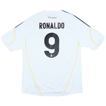 2009-10 Real Madrid Home Shirt Ronaldo #9 - 8/10 - (XL)