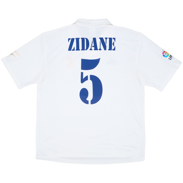 2001 Real Madrid Camiseta Local Zidane #5 - 8/10 - (L)