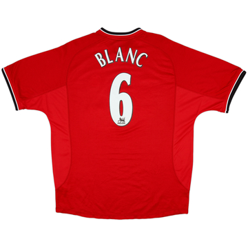 2000-02 Manchester United Home Shirt Blanc #6 - 8/10 - (XL)