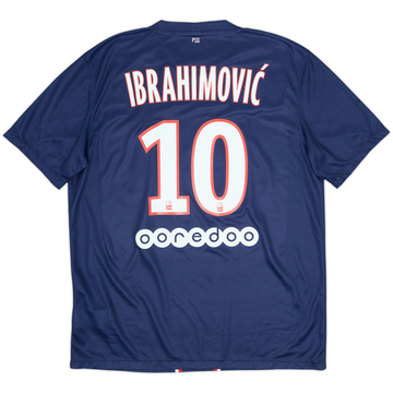 2012-13 Paris Saint-Germain Home Shirt Ibrahimovic #10 - 8/10 - (L)