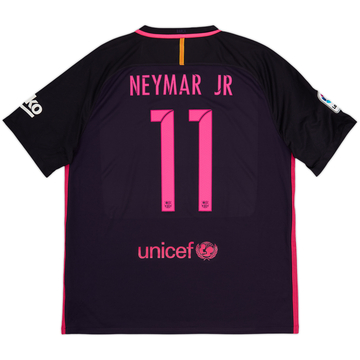 2016-17 Barcelona Away Shirt Neymar Jr #11 - 9/10 - (XL)