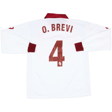2005-06 Torino Match Issue Away L/S Shirt O.Brevi #4