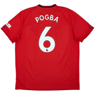 2019-20 Manchester United Home Shirt Pogba #6 - 7/10 - (XL)