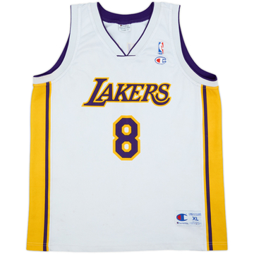 2002-06 LA Lakers Bryant #8 Champion Alternate Jersey - 6/10 - (XL)