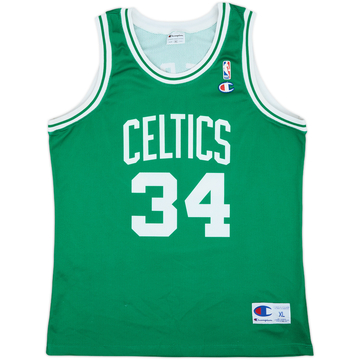 1998-06 Boston Celtics Pierce #34 Champion Away Jersey - 8/10 - (XL)